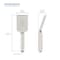 Kibi Cube 3 Settings ABS Handheld Shower Head - Brushed Nickel HS1002BN - alternate 4